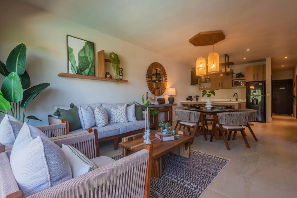 Apartamento Casa Mayab A 10 Min En Auto De La Playa, Wifi, Albercas, Gym